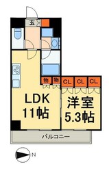 パークハビオ上野３丁目の物件間取画像